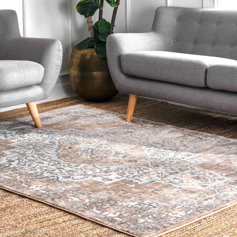 Funke Oriental Beige Area Rug