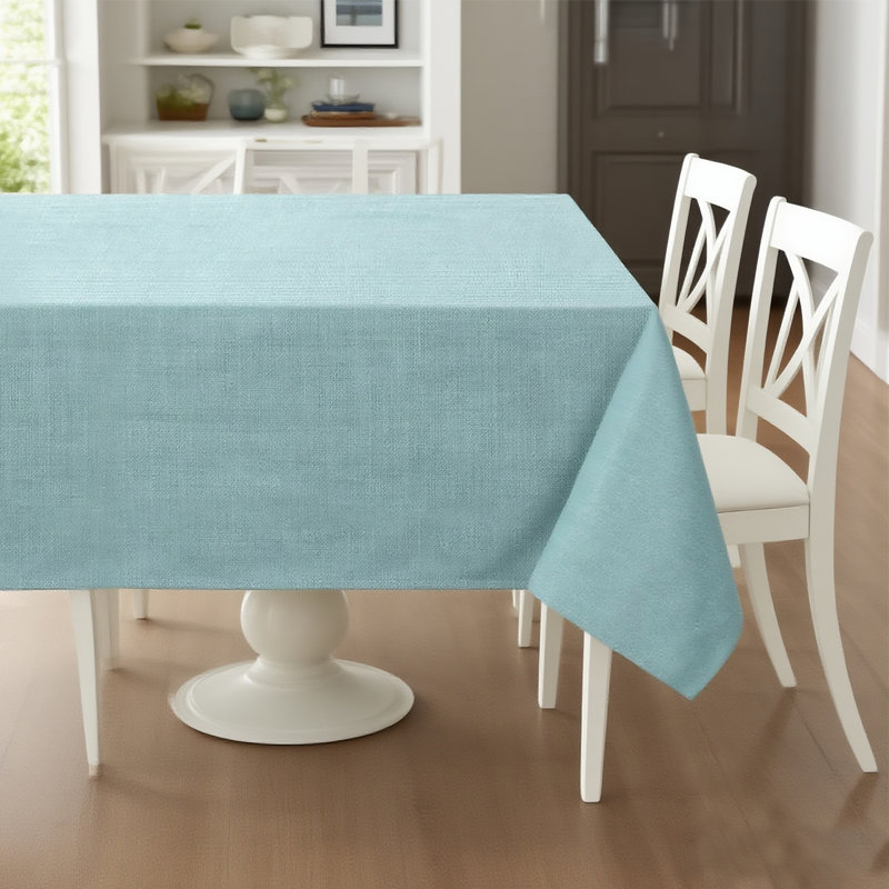 Les nappes de qualité supérieure en lin texturé sont imperméables et résistantes aux éclaboussures pour la nappe du buffet de salle à manger.