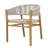 Hadley Modern Rope-Woven Design  Patio Lounge Chair with Durable Acacia Wood Frame-124942534