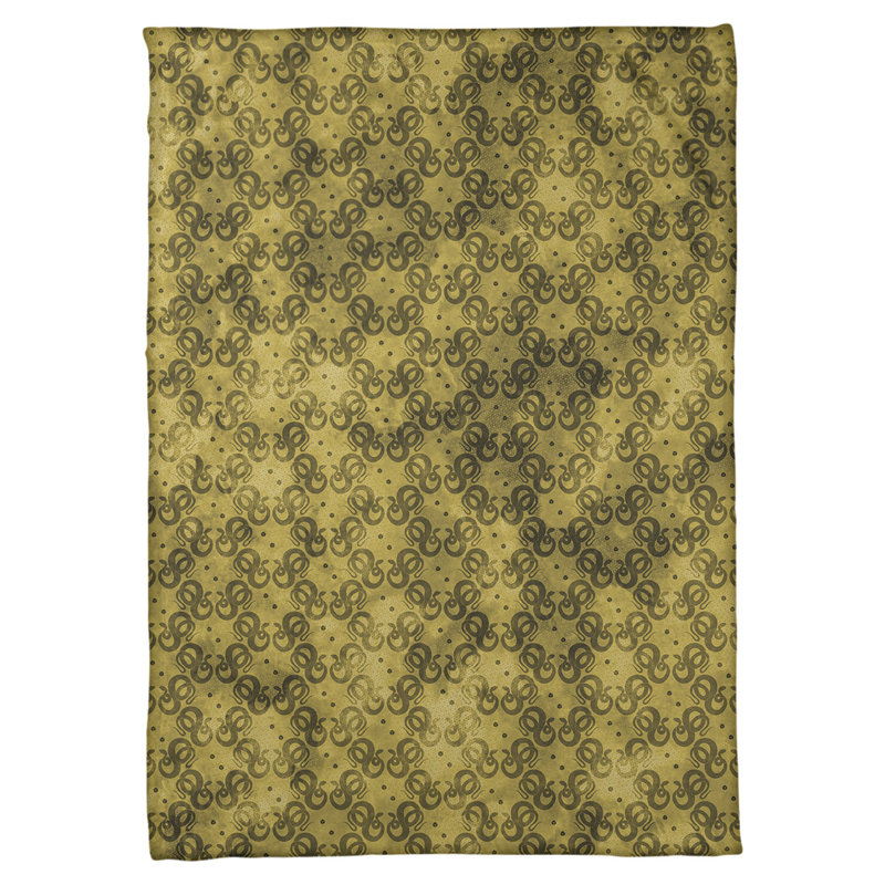 Couverture polaire Katelyn Elizabeth, l 62,5 po x L 82,5 po, Jaune