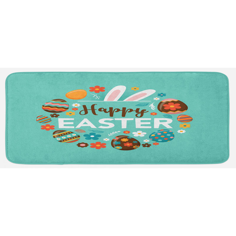 Eclectic Synthetic Kitchen Mat