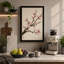 Moonlit Cherry Blossom Japandi - Wrapped Canvas-785086806-785086831