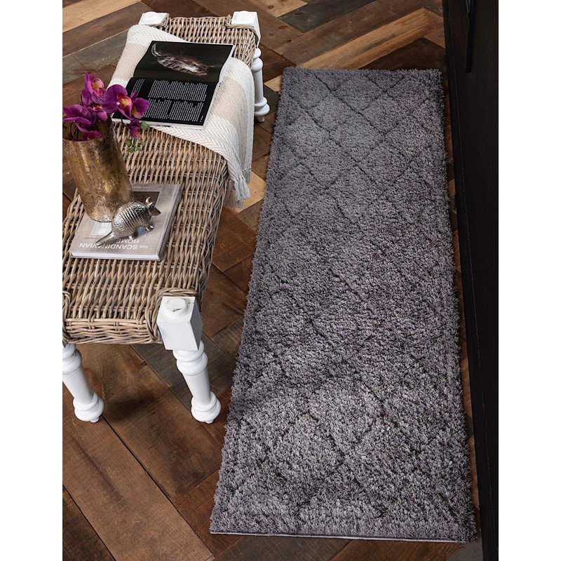 Lattice Oriental Indoor Rug, Runner 2' x 6'7"