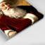 «Christmas Santa Claus Portraits», art mural sur toile rouge-2099615195