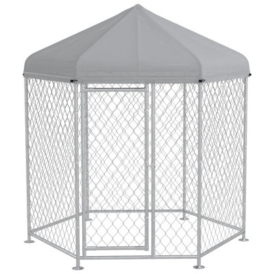 Steel Yard Kennel With Door