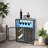 Freestanding Wine Cabinet With RGB Light And Outlet-1798019132