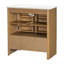 Meuble-lavabo moderne 30 po avec lavabo en céramique-386129573