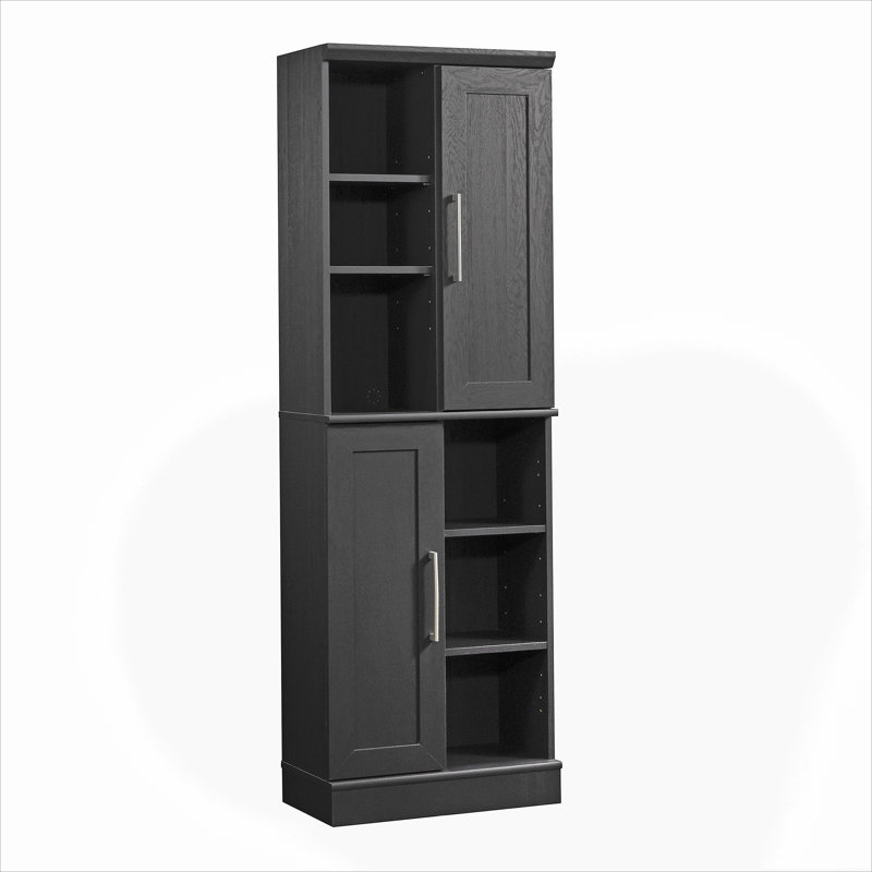 Armoire de rangement, finition brun noir