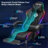 HOFFREE Gaming Chair With LED RGB Lights With Massage And Footrest Ergonomic Computer Chair High Back Video Game Chair With Adjustable Lumbar Support Linkage Armrest-1852369183