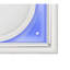 Miroir blanc perle