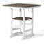 Table de comptoir carrée 37 po Featherstone, blanc-130678656-130678659