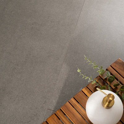 Carrelage de sol et de mur en béton imitation béton 24 po x 48 po Betonica