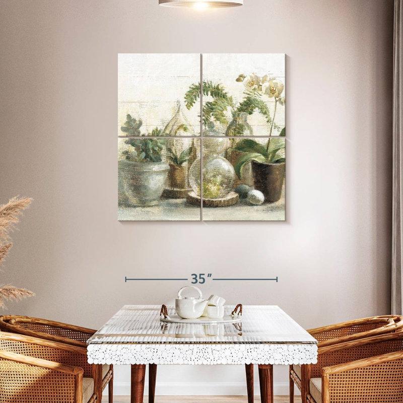 Harnek Greenhouse Orchids IV, 38" H x 38" W