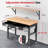 Workbench with Drawers Work Bench for Garage Adjustable Heavy Duty Garage Workbench with Shelf Bracket,Power Outlets-235785212
