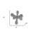 Congress Silver Buffed Aluminum Decorative Jack-716639627