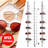 43.3'' H x 9.3'' W 8 pcs Aluminum Eyeglass Display Stand Rack with Lock