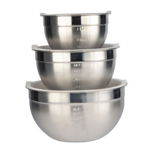 Ensemble de 6 bols à mélanger en acier inoxydable Prime Cook