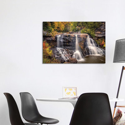 " USA, West Virginia, Blackwater Falls State Park. Waterfall And Forest Scenic " by Jaynes Gallery
