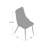 Darton 1'' H Upholstered Metal Side Chair-2010795750