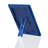 M&T Displays Opti Snap Blue 5x7 Aluminum Poster Frame with Back Support, Front Loading Wall Mount Sign Holder with Anti-Glare Cover – Mitered Corner Display Frame for Photos, Certificates & Documents-19497570-19497573