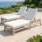 5-Position Adjustable Outdoor Chaise Lounge Set - Natural Wood Frame With Cushions For Patio Seating-218137899-219086227