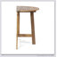 Table bistro pliante d'extérieur en bois d'acacia, naturelle et durable pour les petits espaces