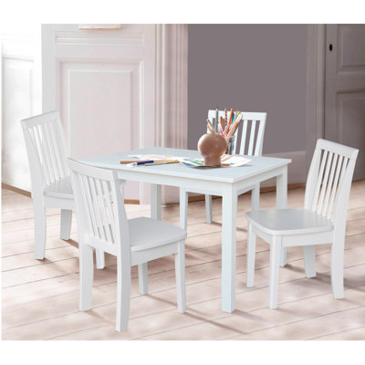 Shirehampton Kids Solid Wood Rectangular Play Table and Chair Set by Harriet Bee