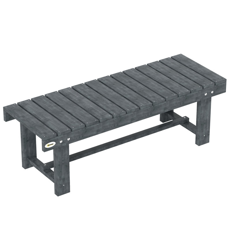 Abdirahim Solid Wood Fir Outdoor Bench