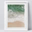 «Teal Ocean Beach Coastal Turquoise Photographie» sur papier-98266463-98266462