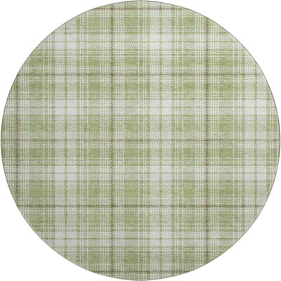 Premium Machine Washable Natoma AMF993 Plaid Rug