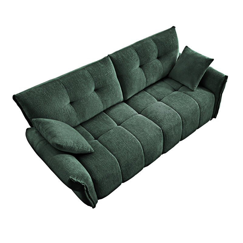 Upholstery Loveseat Sofa, Green