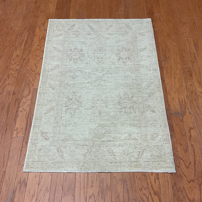  Tapis en laine Oushak fait à la main surteint