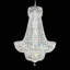 Petit Crystal Deluxe 23 Light 24in x 34in Chandelier in Silver with Clear Optic Crystals-1336416336-1336416335