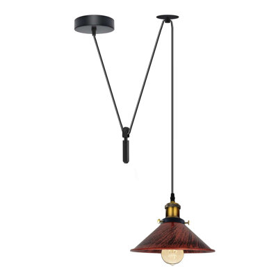 Anahla 1-Light Modern Industrial  Cone Pendant – Adjustable Ceiling Fixture for Contemporary Spaces