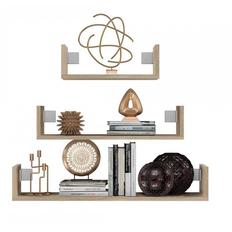Spiru 20 cm H x 15 cm W Standard Bookcase, Wood