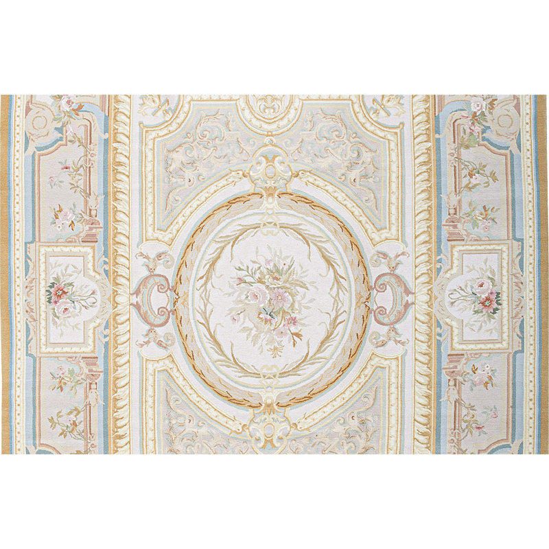 Aubusson Renaissance Wool Oriental Area Rug