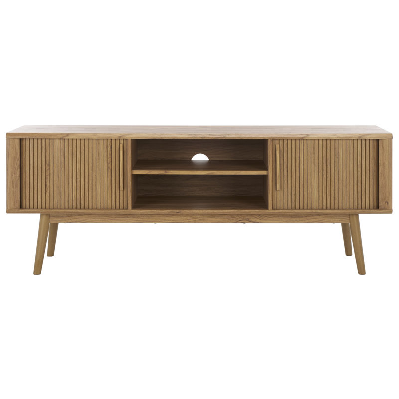 Johnye Storage TV Stand, Oak