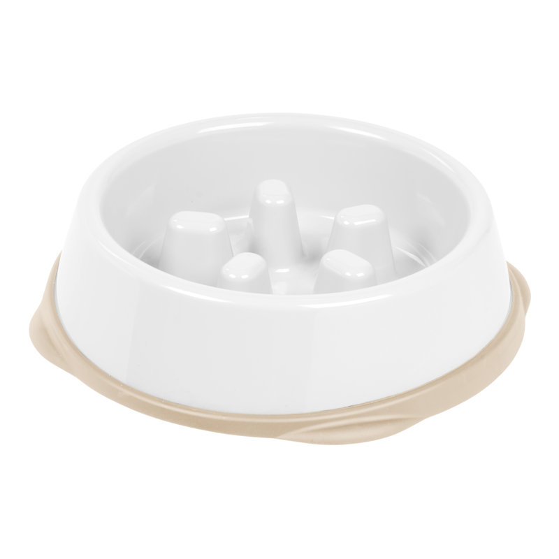 IRIS Slow Feeder, White, Short Snout