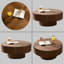 Table basse ronde en bois 30,51 "