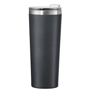 Black Vacuum Insulated Tumbler  20 oz Stainless Steel Travel Mug