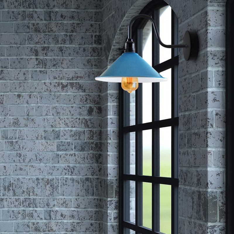 Armed Sconce, Blue