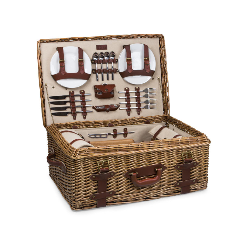 Charleston Luxury Basket with Deluxe Picnic Set