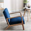 Chaise rembourrée en microfibre de style rétro-2021737077