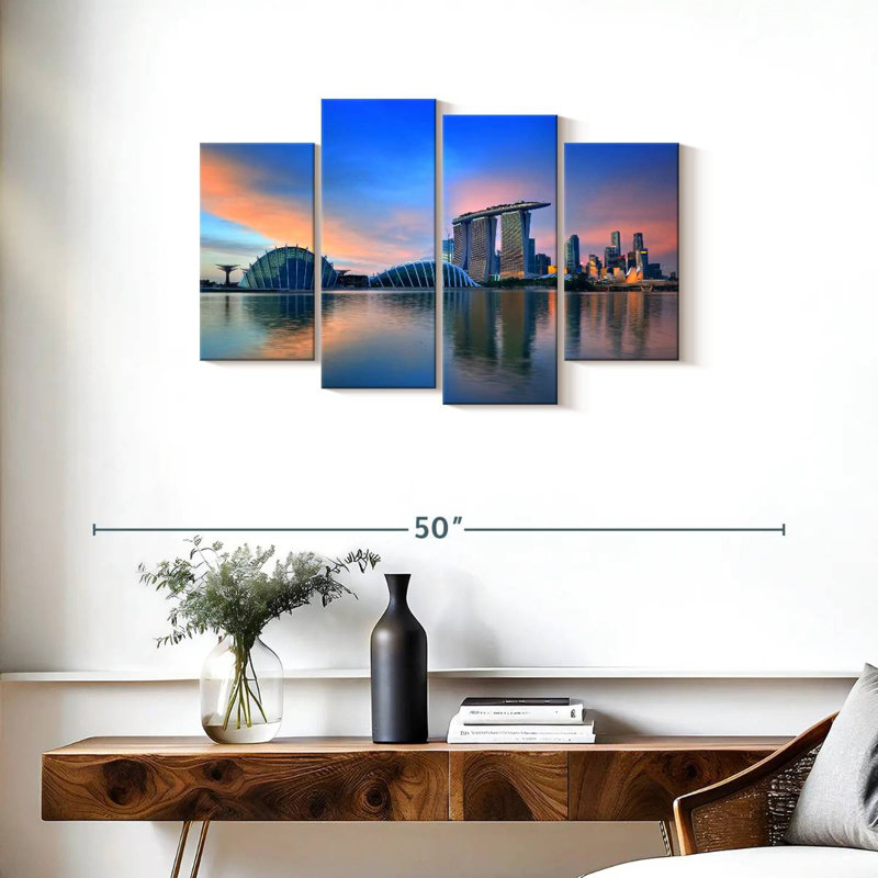 Gardens By The Bay, 22" H x 36" W