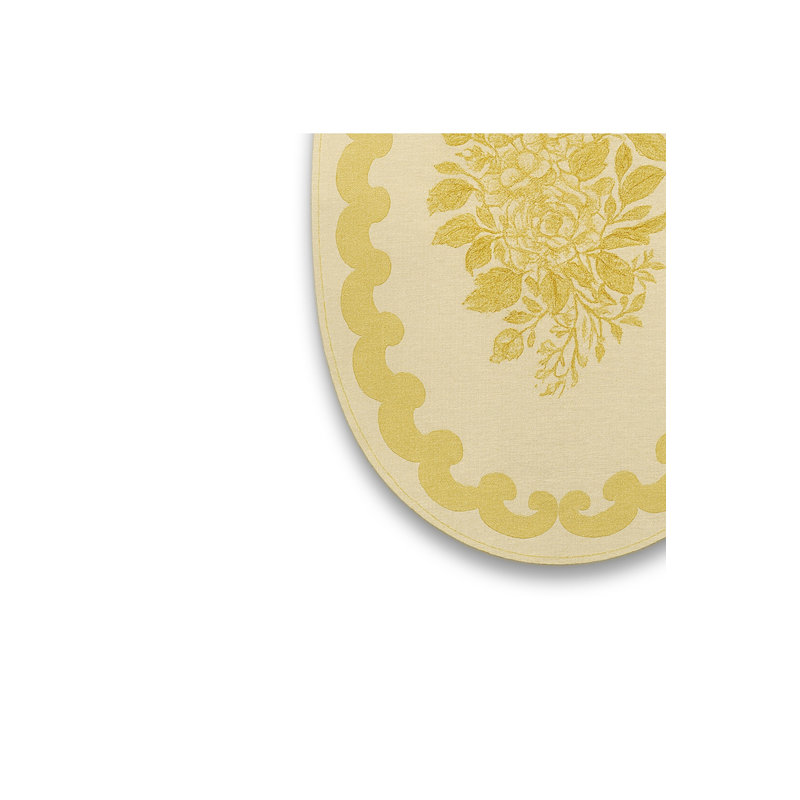 Tapis beige tissé traditionnel Mosso, 4 pi 11 po x 9 pi 10 po