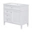 Meuble-lavabo simple 36,01 po avec plateau en bois manufacturé Dragen-1533120762