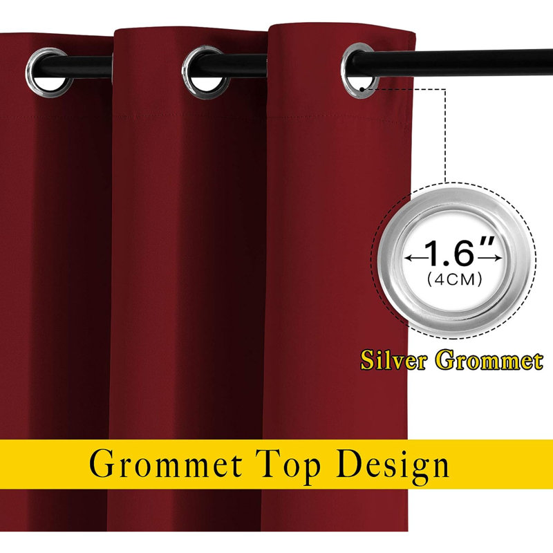 Guizar Room Darkening Curtain Single Panel