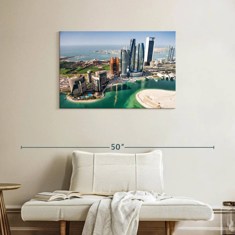 Abu Dhabi Structures, 24" H x 36" W