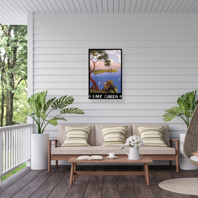 «Marcus Jules», lac de Garde, publicité rétro sur toile