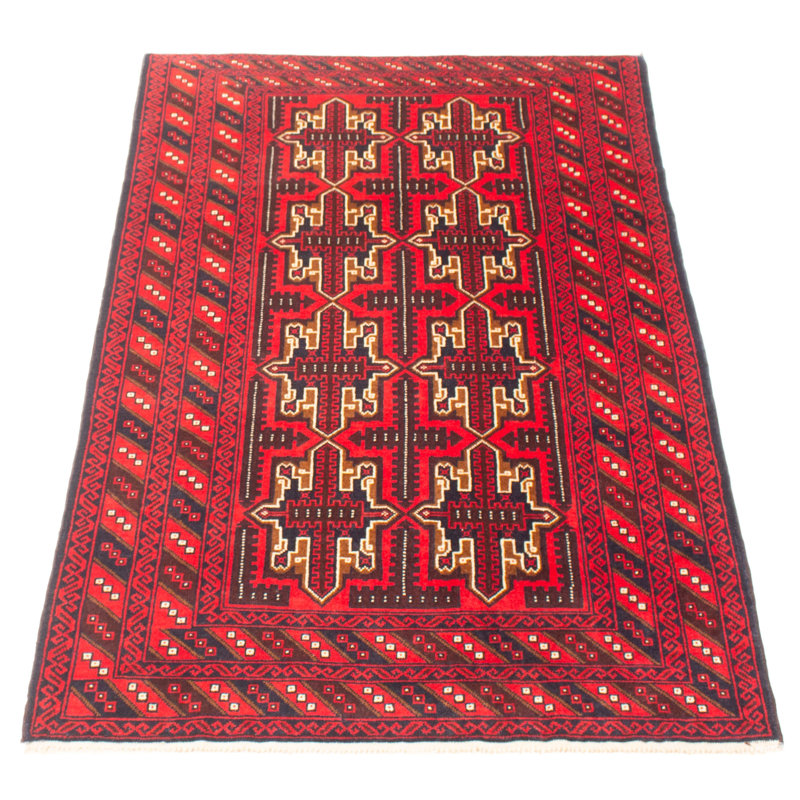 Teimani Red Rug 3'8" x 6'5"